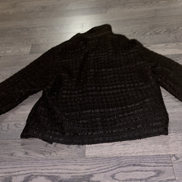 Zara TEXTURED WEAVE OVERSIZED WOOL BLEND JACKET - Picture 14 of 17